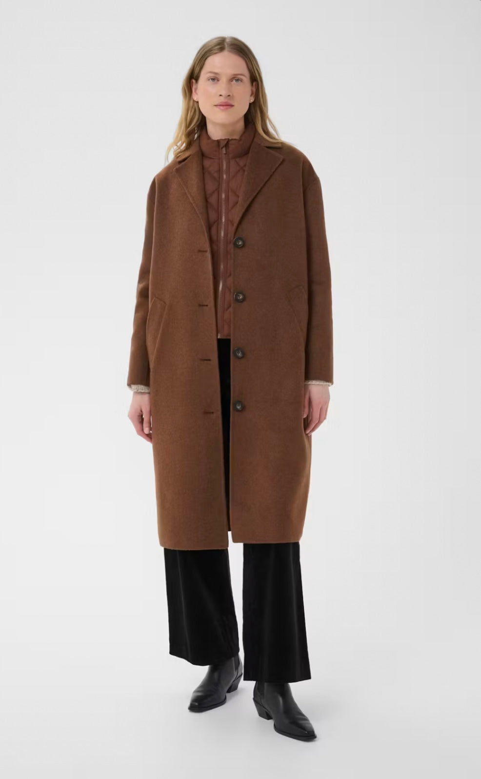 Part Two LorelaianaPW Outerwear Downtown Brown Melange