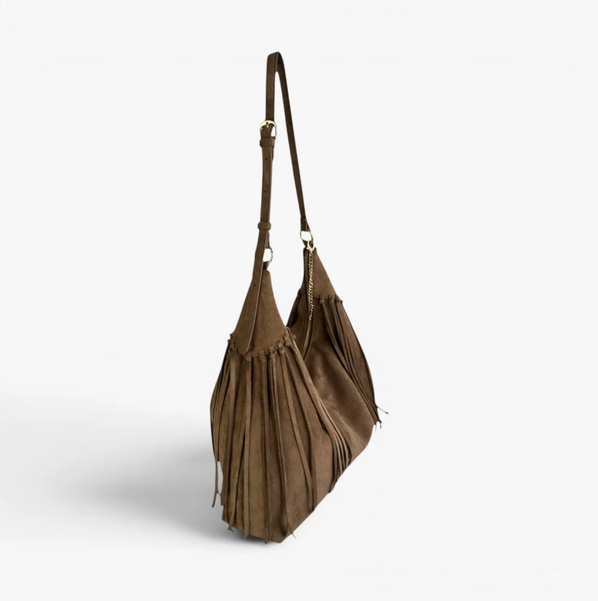 Skyla Jackie Hobo Fringe Bag