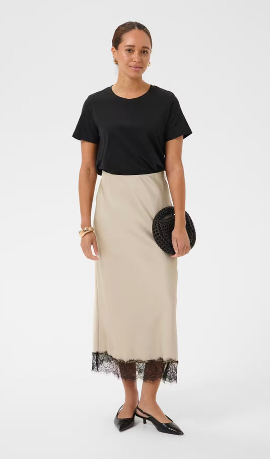 Kaffe KAhill Lace Skirt Feather Gray
