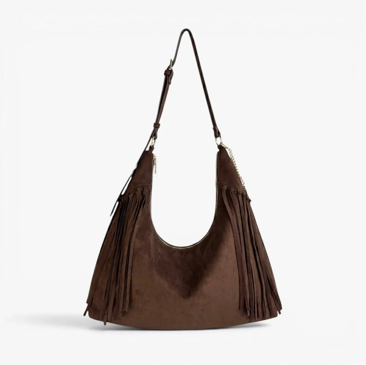 Skyla Jackie Hobo Fringe Bag