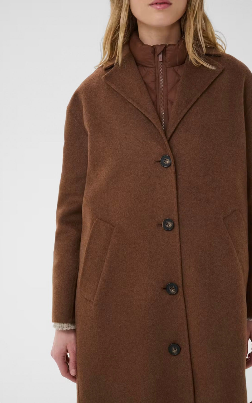 Part Two LorelaianaPW Outerwear Downtown Brown Melange
