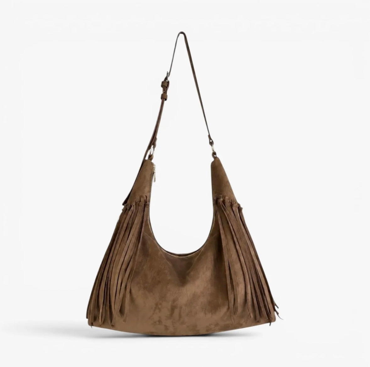 Skyla Jackie Hobo Fringe Bag