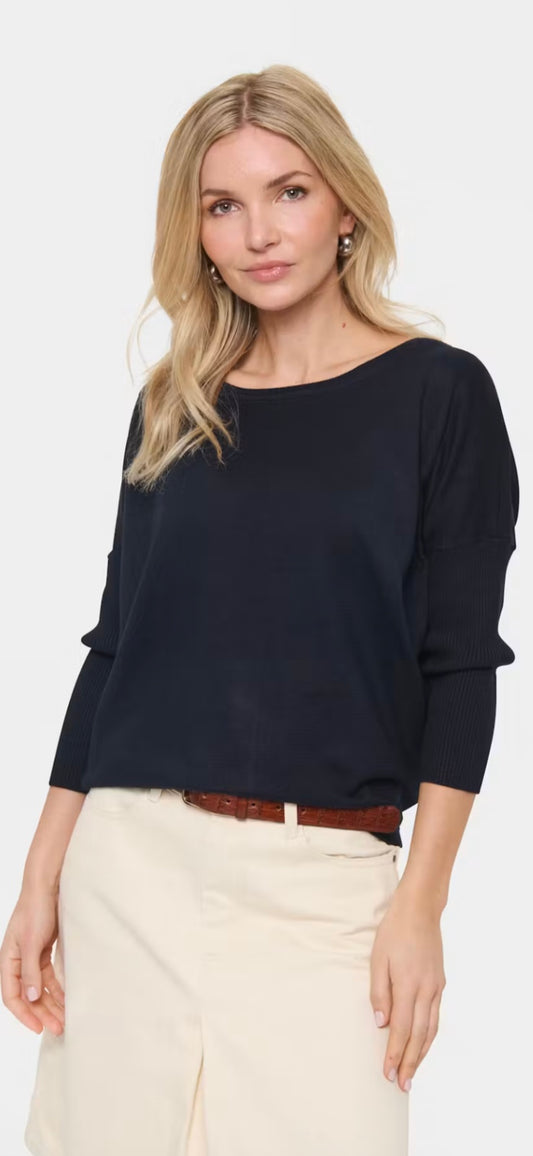 Saint Tropez MilaSZ R-Neck Pullover