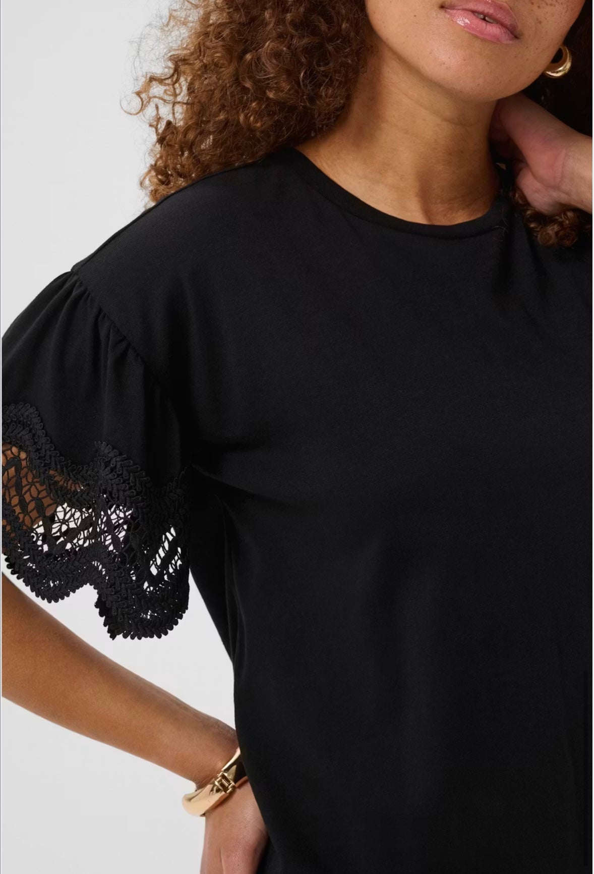 Kaffe KAhermia Jersey Dress Black Deep