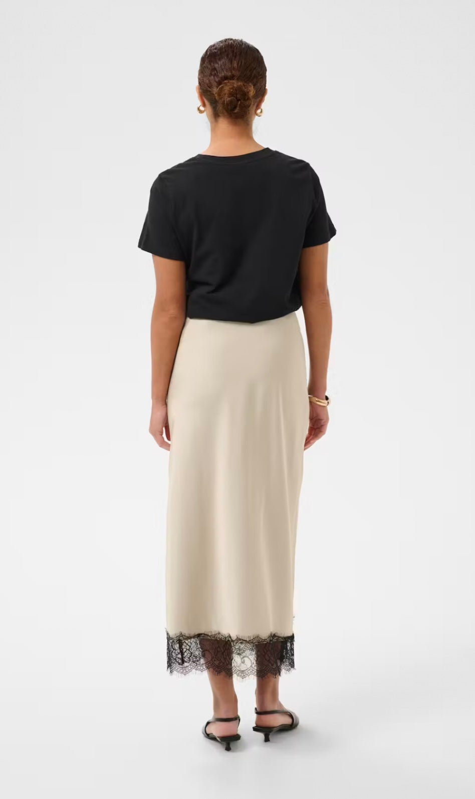Kaffe KAhill Lace Skirt Feather Gray