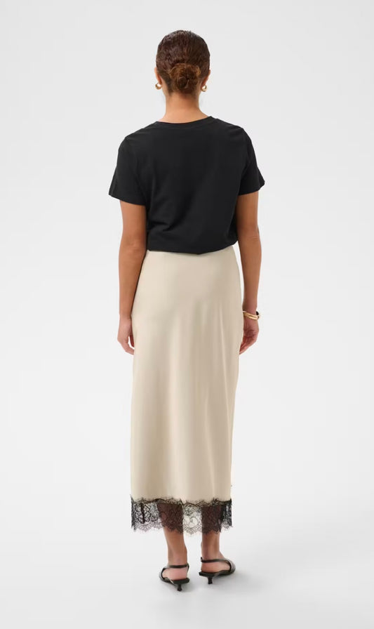Kaffe KAhill Lace Skirt Feather Gray