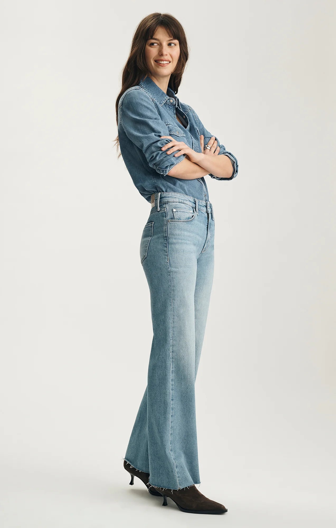 Mavi Grace Bleached Classic Blue