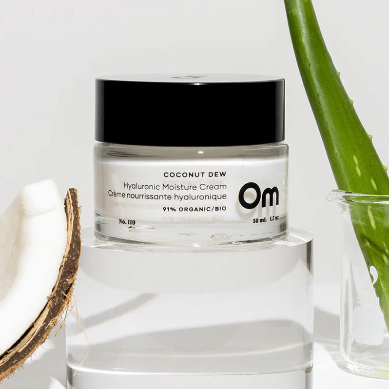 Om Organics Coconut Dew Hyaluronic Moisture Cream - Full Size 50ml