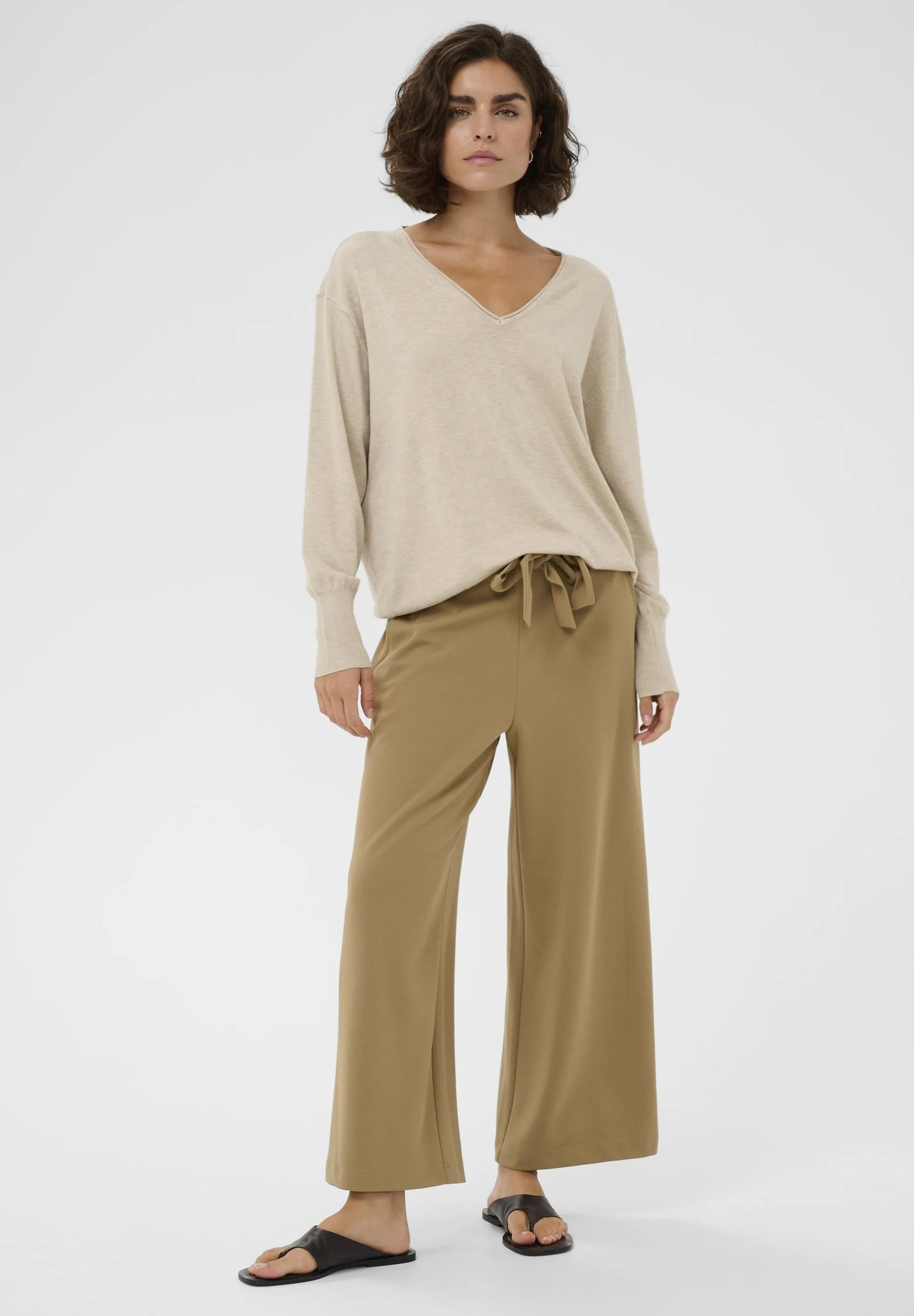 Kaffe KAlizza Mai Pullover Sweater Feather Grey Melange