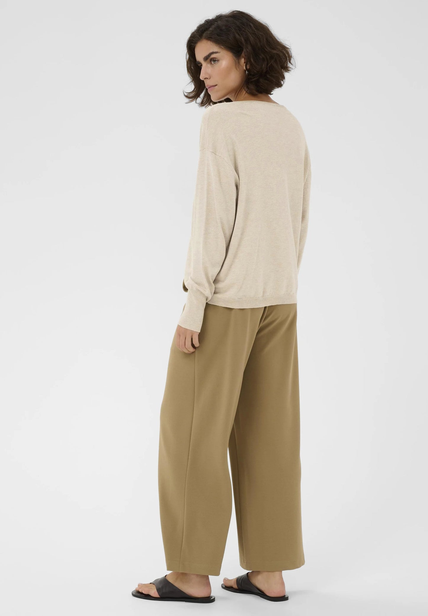Kaffe KAlizza Mai Pullover Sweater Feather Grey Melange