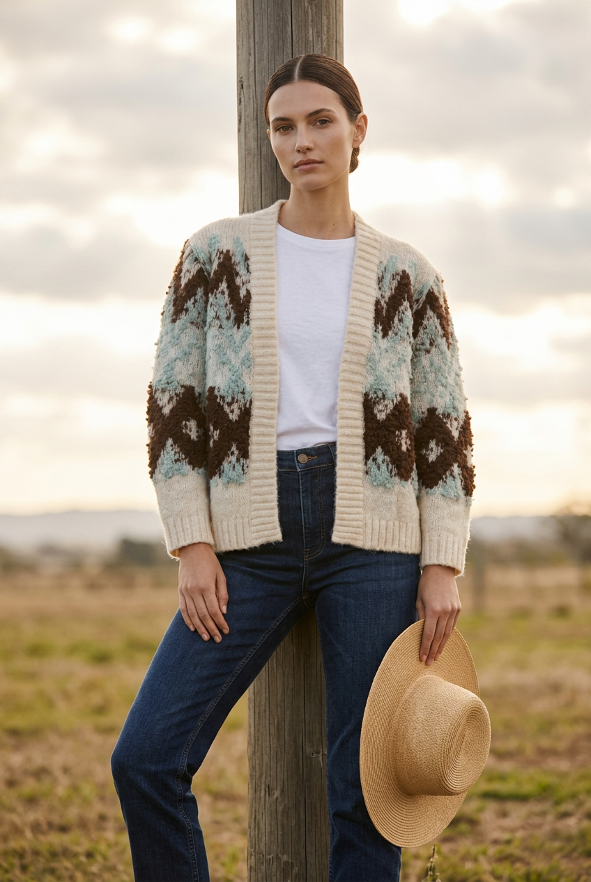Saint Tropez TuskaSZ Cardigan Ice