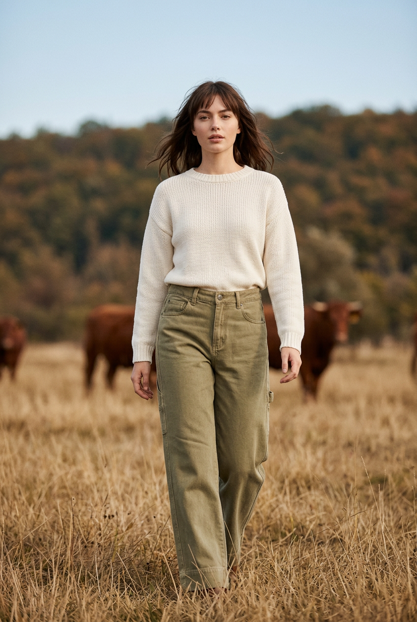 Kaffe KAmimi Cargo Pants Aloe