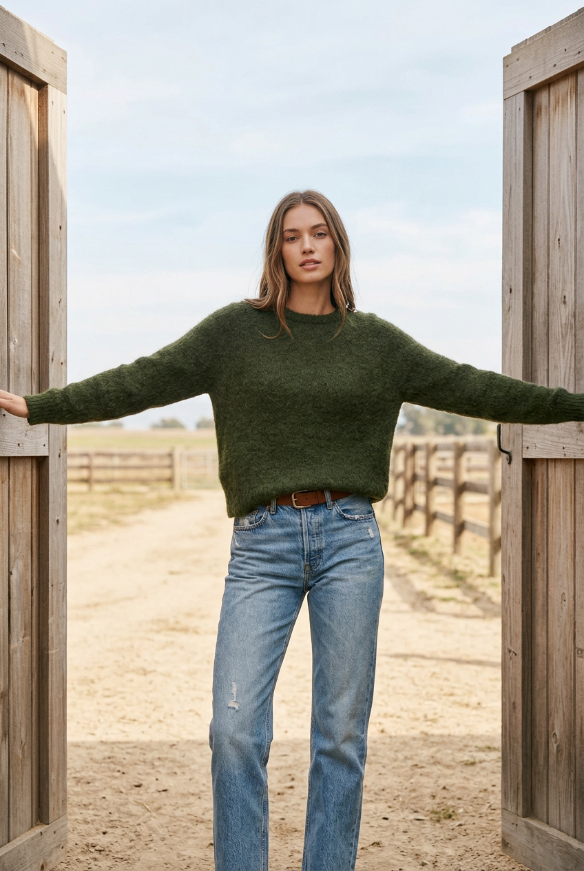 Wild Pony Sweater Green