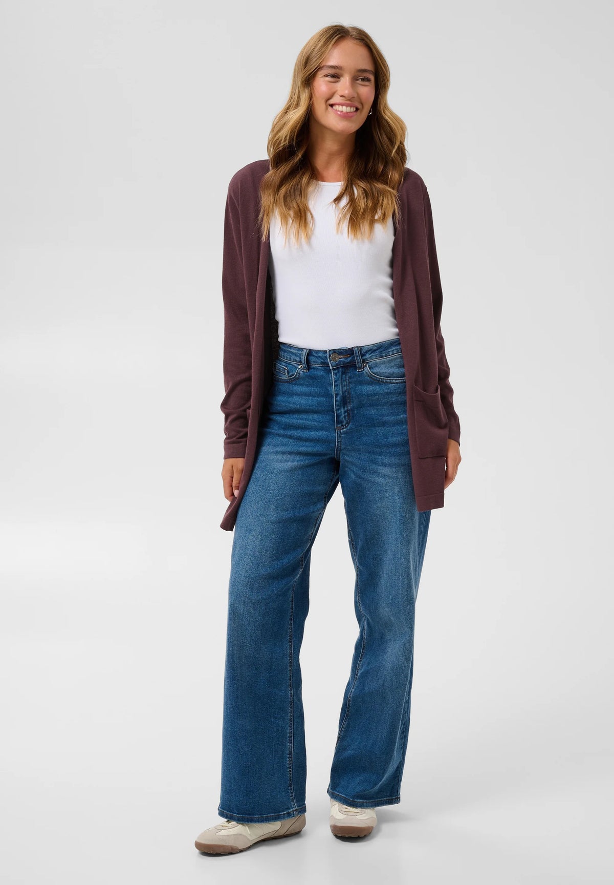 Kaffe KAlizza Long Cardigan Fudge