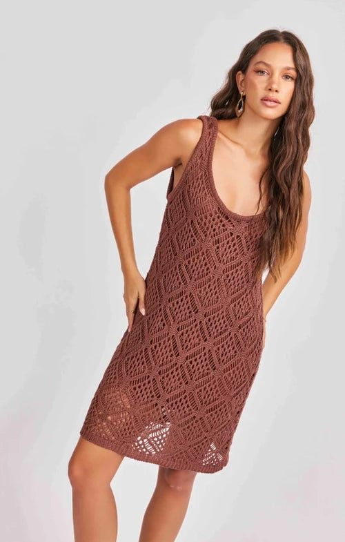 Sage the Label Beach Baby Tank Dress Oak