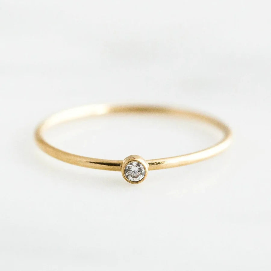 Petite Gold Forever Ring 7