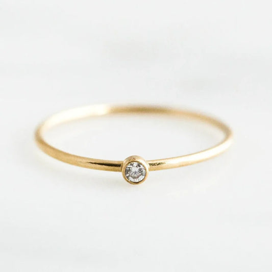 Petite Gold Forever Ring 7