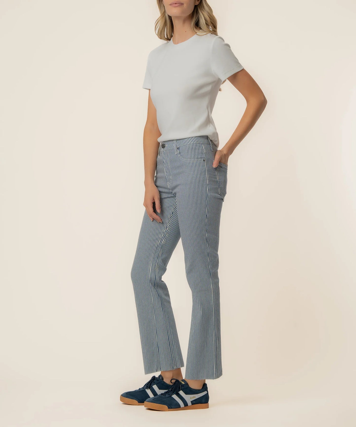Kut from the Kloth Kelsey Navy/Ivory