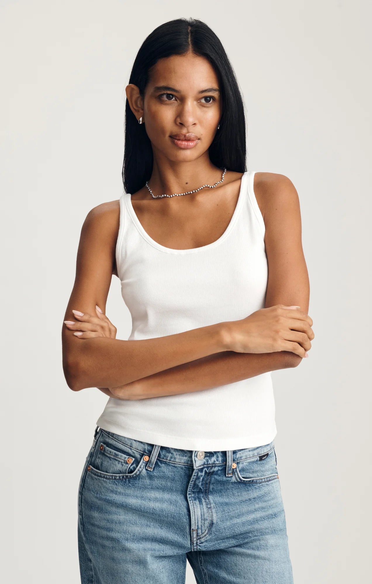 Mavi Scoop Neck Tank Top