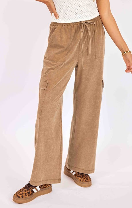Sage The Label Highline Pull On Pant Taupe