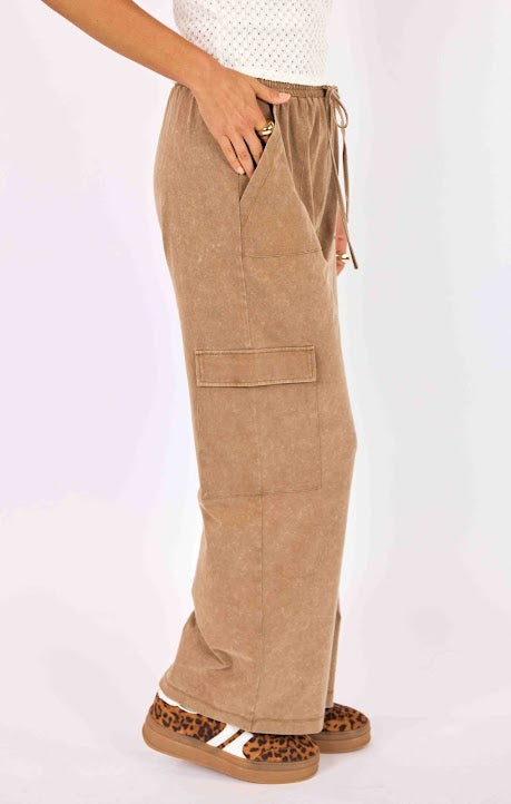 Sage The Label Highline Pull On Pant Taupe