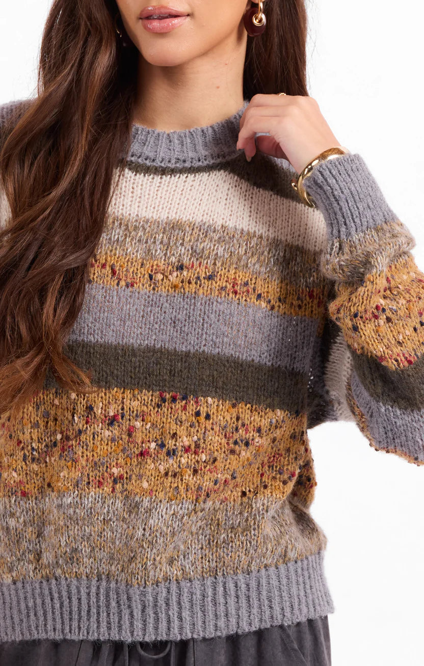 Sage the Label Daffodil Stripe Sweater Multi