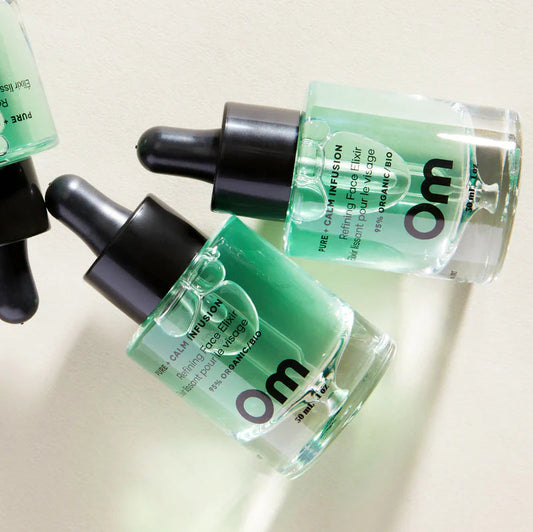 Om Organics Pure + Calm Infusion Refining Face Elixir - Full Size 30ml