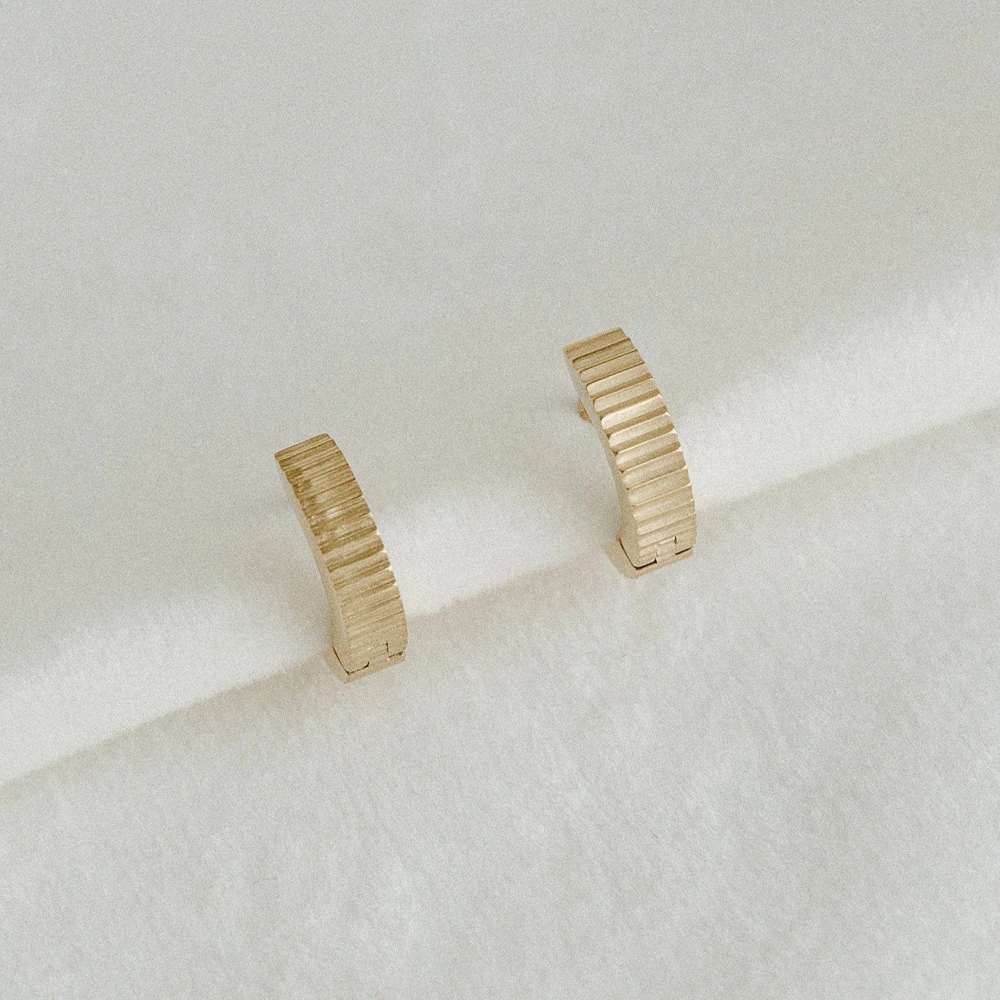 Petite Gold Aria Hoops