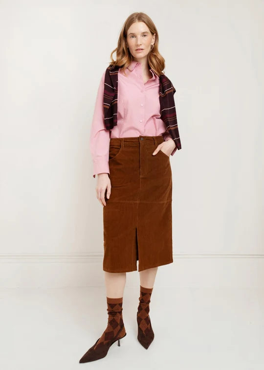Paper Label Angela Skirt Tobacco