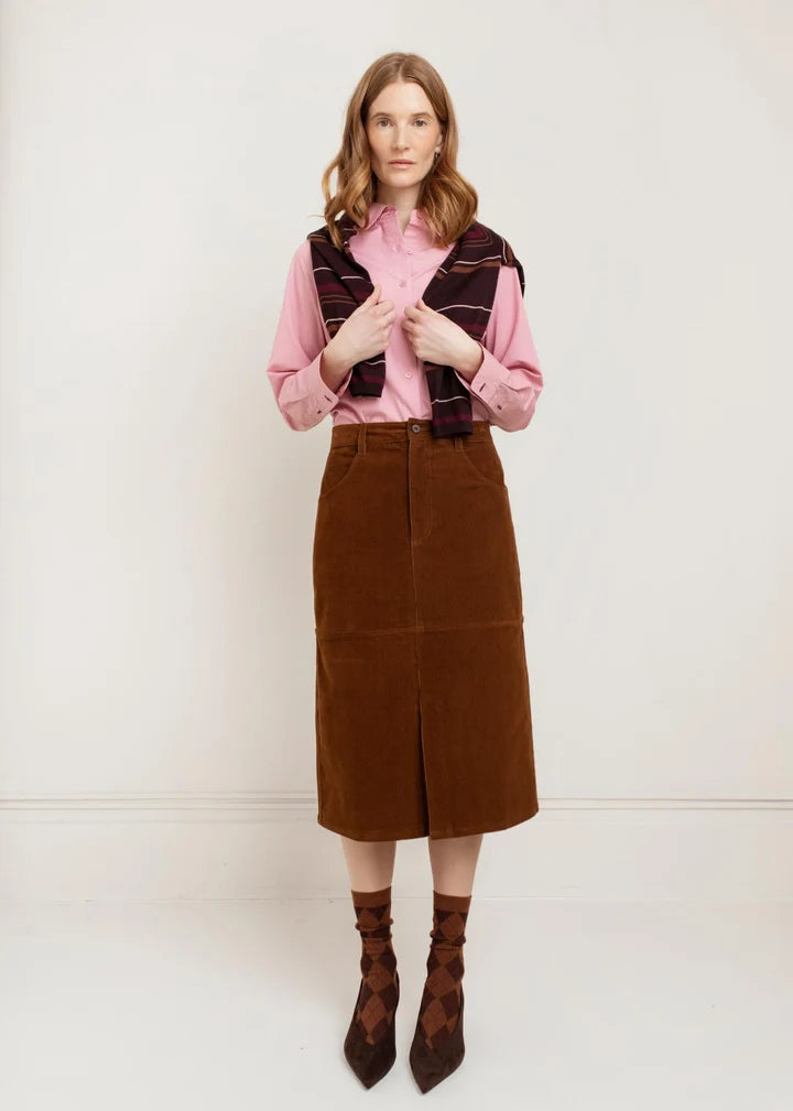Paper Label Angela Skirt Tobacco