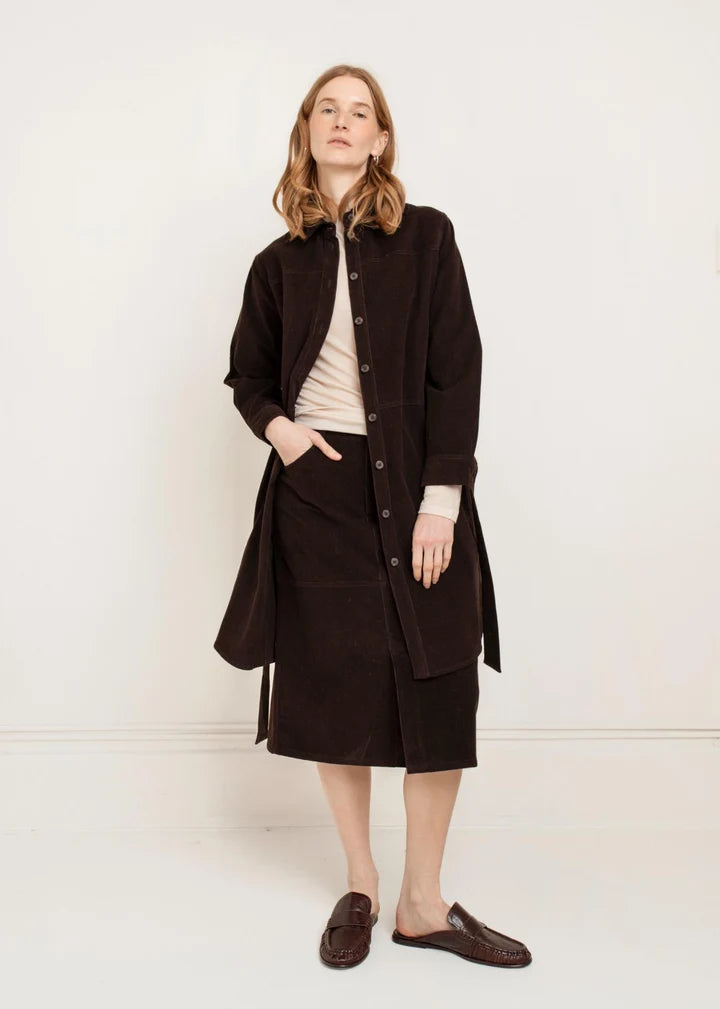 Paper Label Donna Shirt Dress Chocolate Torte