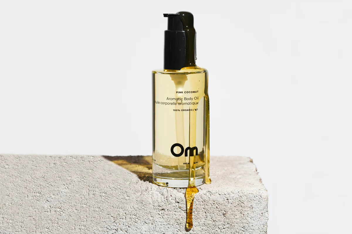 Om Organics Pink Coconut Aromatic Body Oil