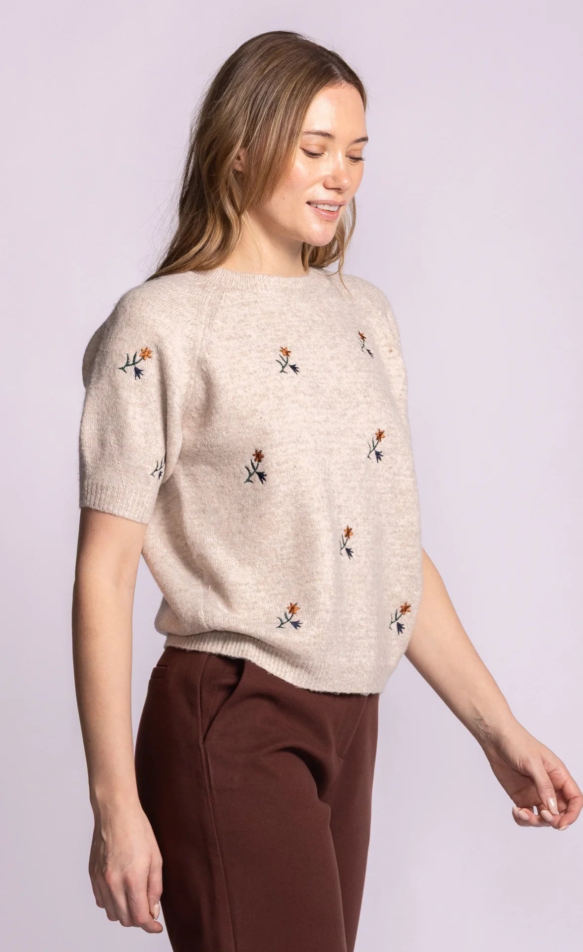 Pink Martini Marcella Sweater Beige
