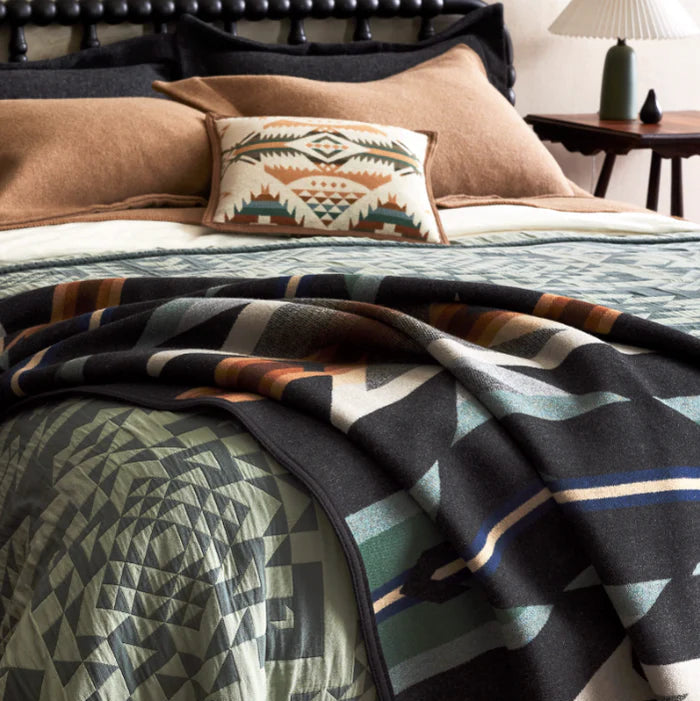 Pendleton Blanket Queen Size Wyeth Trail Oxford