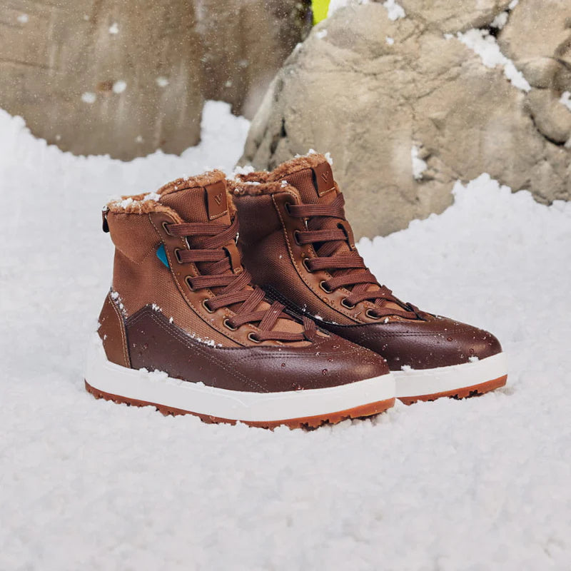 Vessi Alta High Top Women's Dark Teak