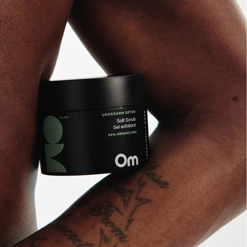 Om Organics Underarm Detox Salt Scrub - Mini 65g