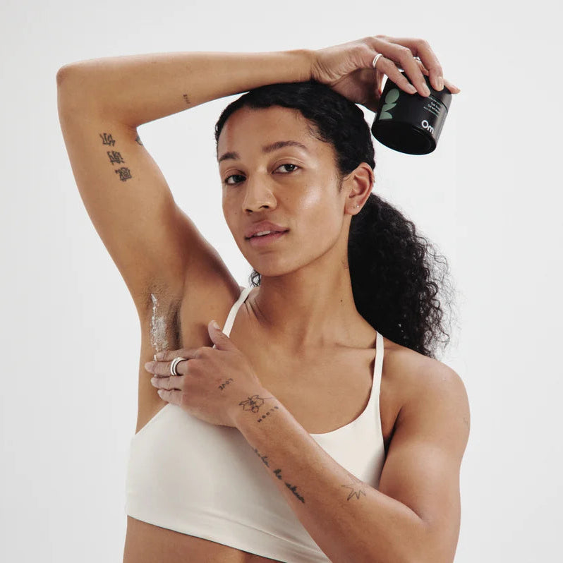 Om Organics Underarm Detox Salt Scrub - Mini 65g