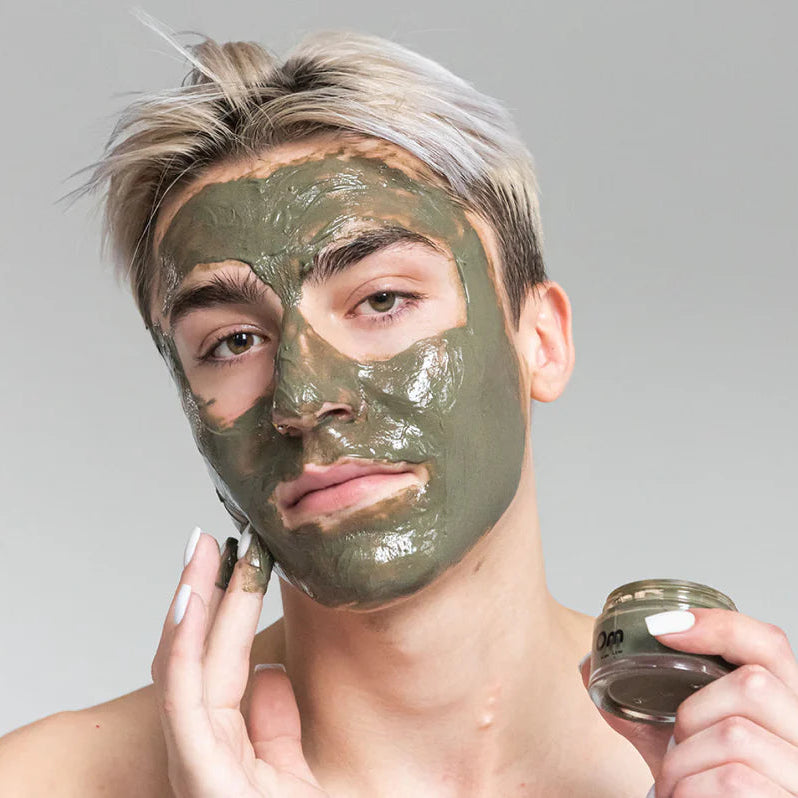 Om Organics Charcoal + Matcha Detoxifying Face Mask - Mini 13ml