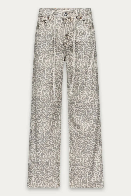 Kuwalla Shelly Leopard Wideleg Pants