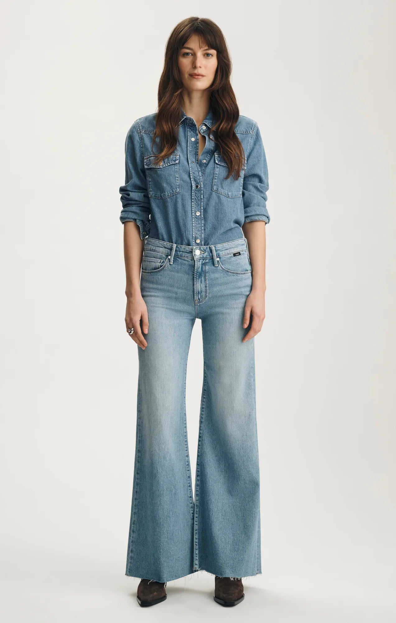 Mavi Grace Bleached Classic Blue