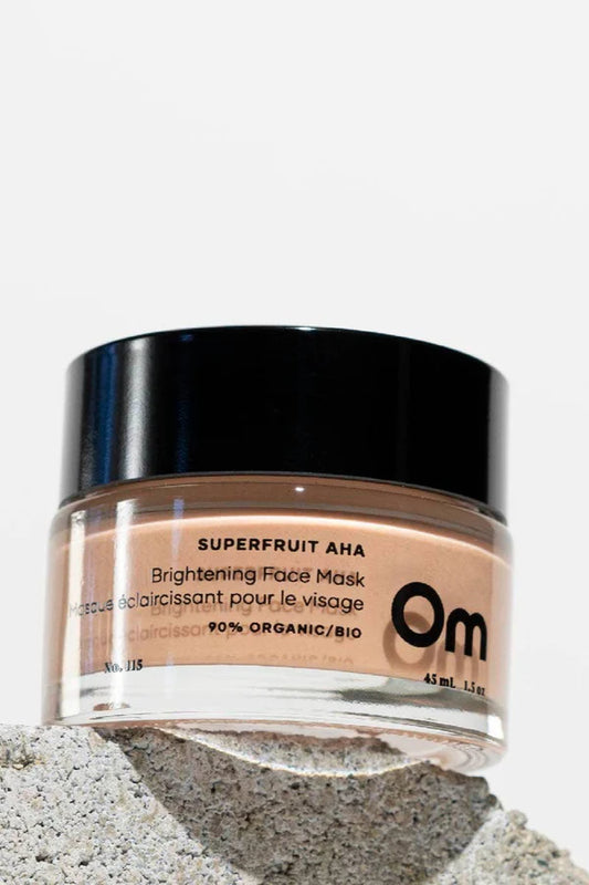 Om Organics Skincare Superfruit AHA Brightening Face Mask - Full Size 45ml