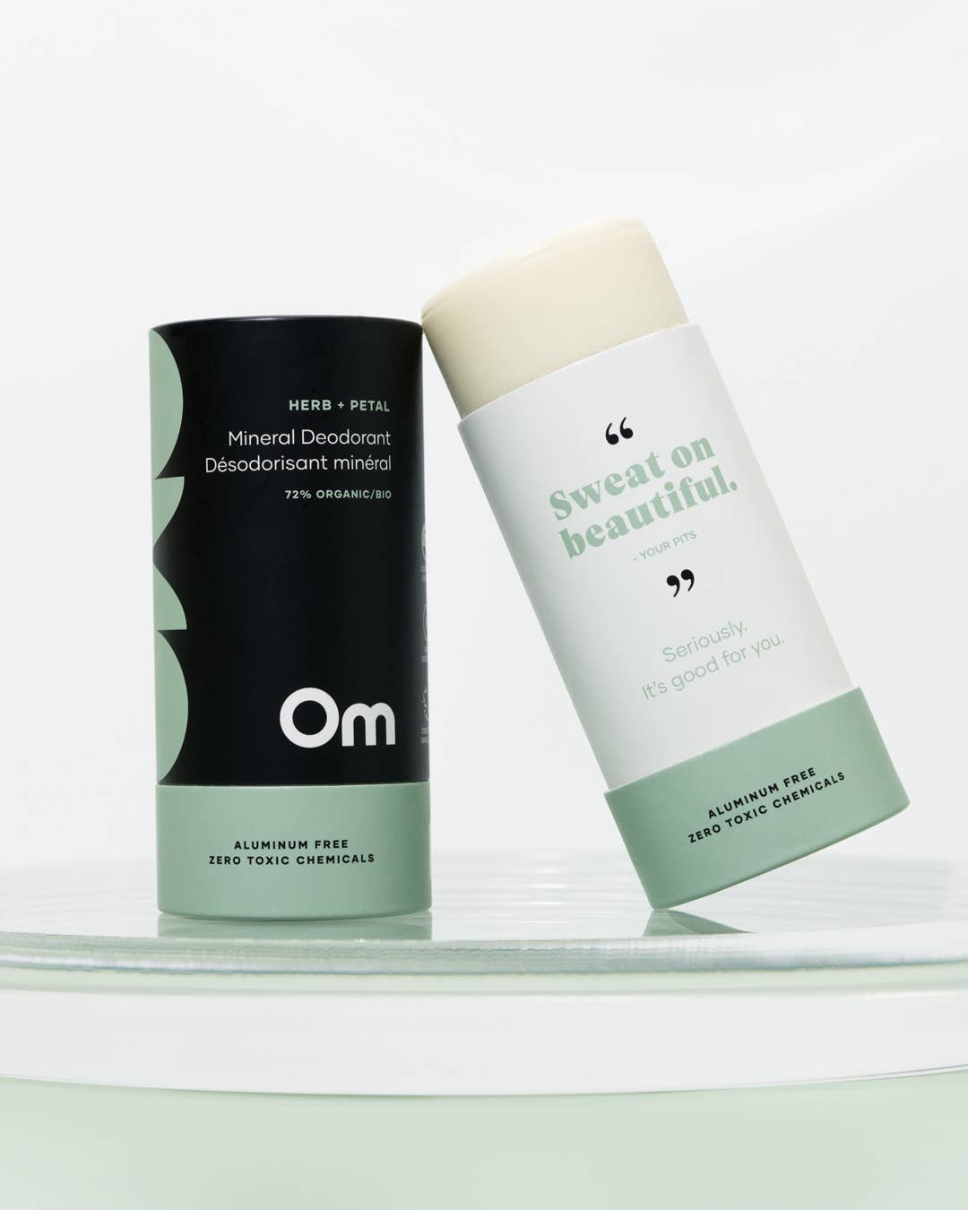 Om Organics Skincare Herb + Petal Mineral Deodorant