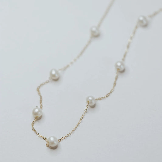 Jillian Leigh Amstetten Necklace Gold/Pearl