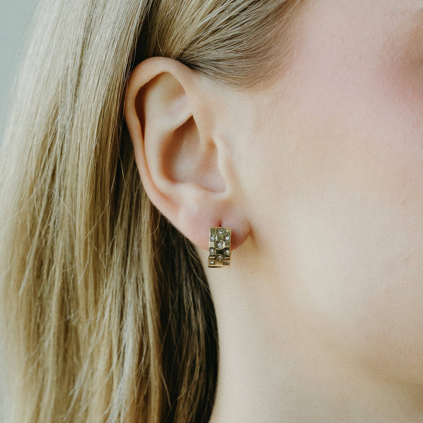 Petite Gold Olivia Hoops