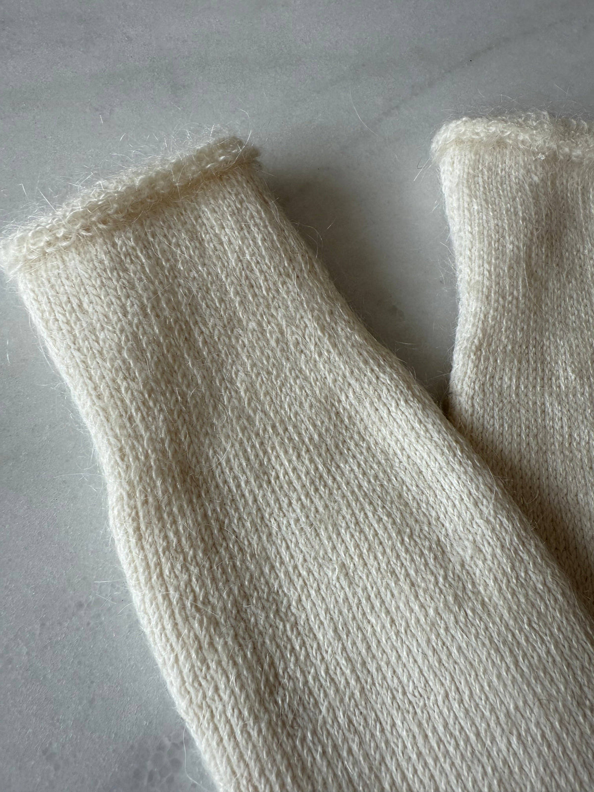 Billy Bamboo - Canada Mohair Socks - White High socks ( S/M )