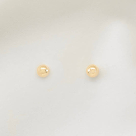 Petite Gold - Ace Studs: Gold Filled / 2mm