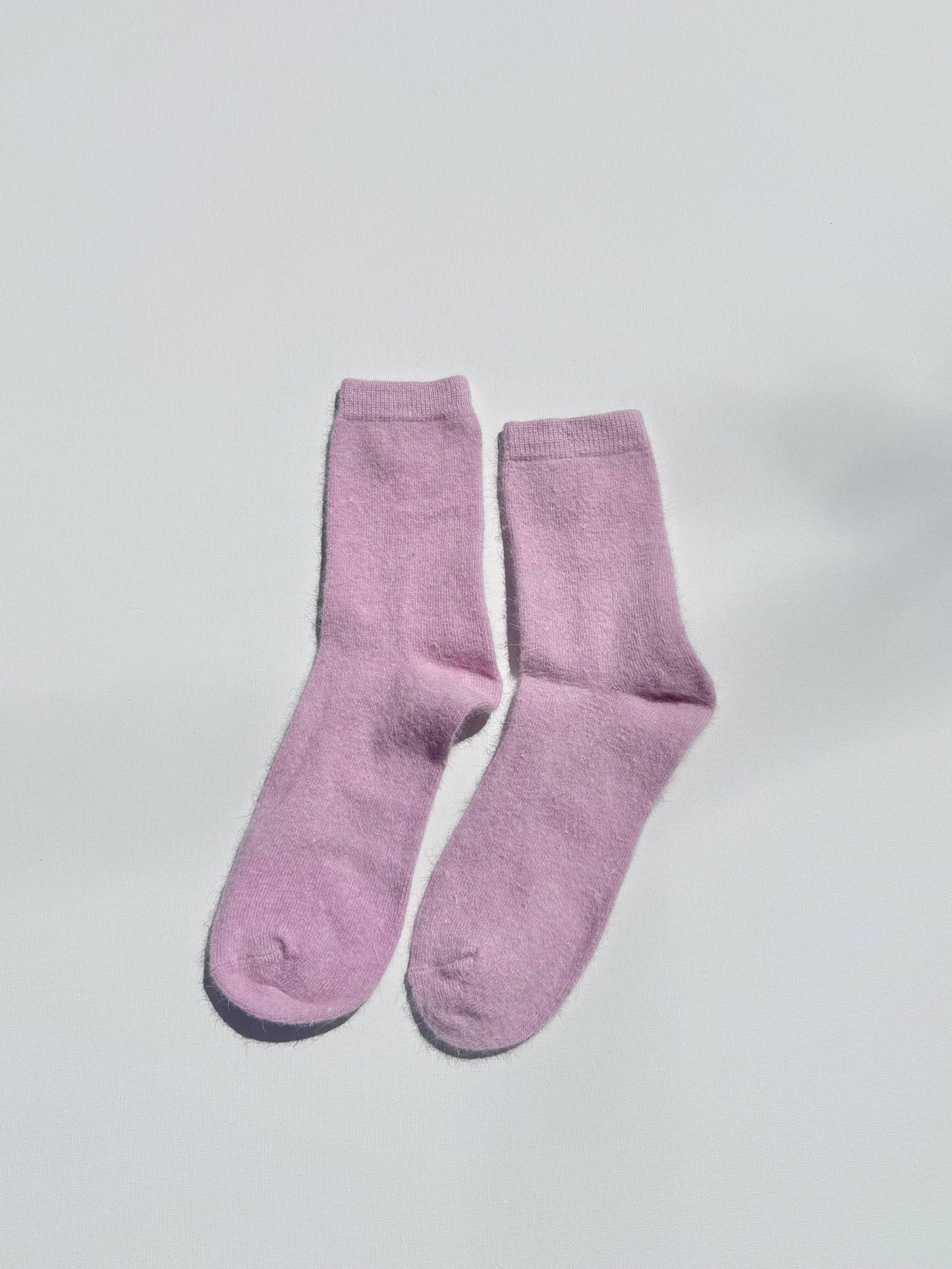 Billy Bamboo Fluffy Angora Socks Dark Grey Melange