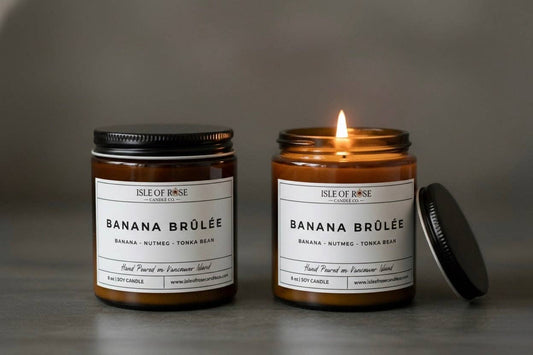 Isle of Rose Candle Co. - Candle Banana Brûlée