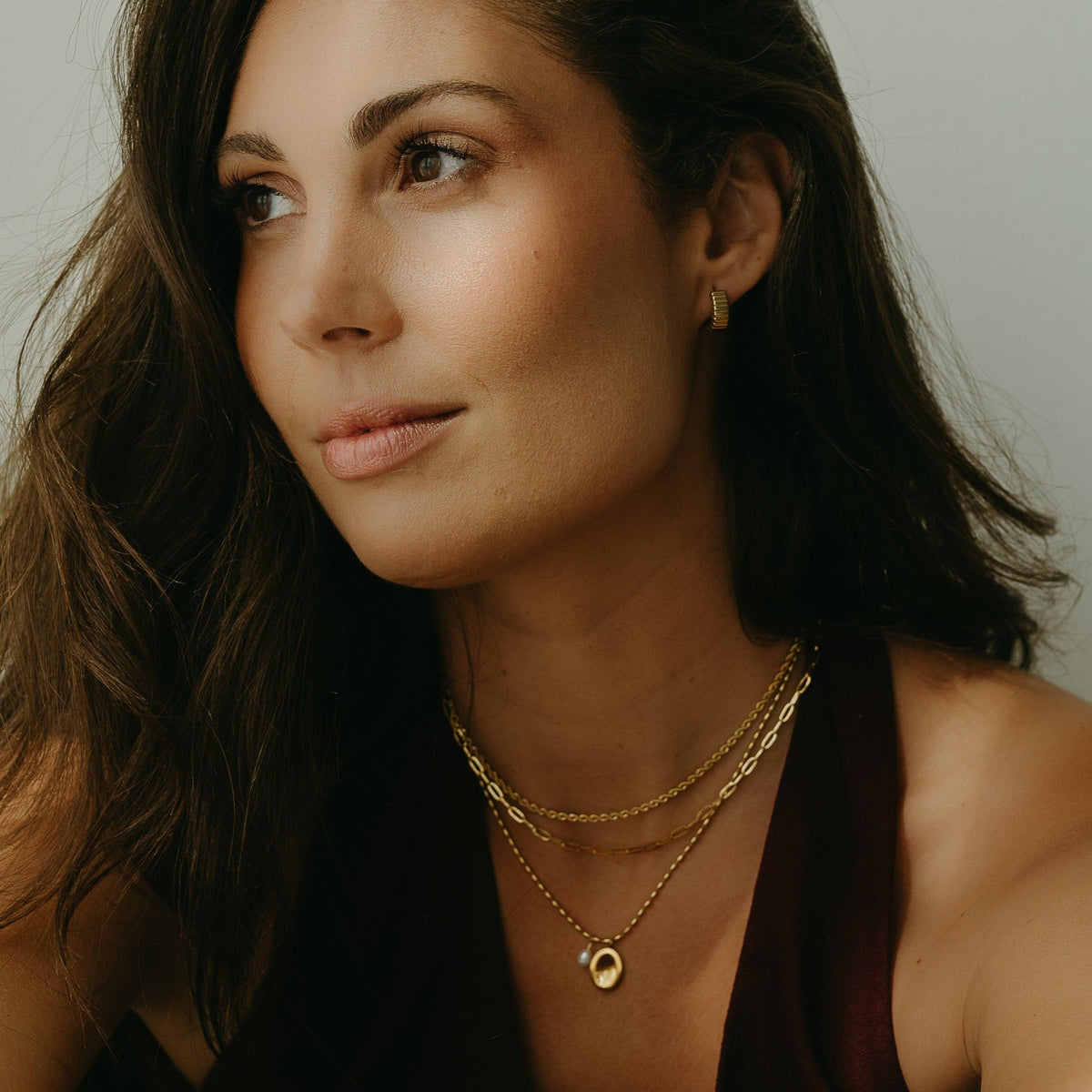 PETITE GOLD - The Sienna Hoops