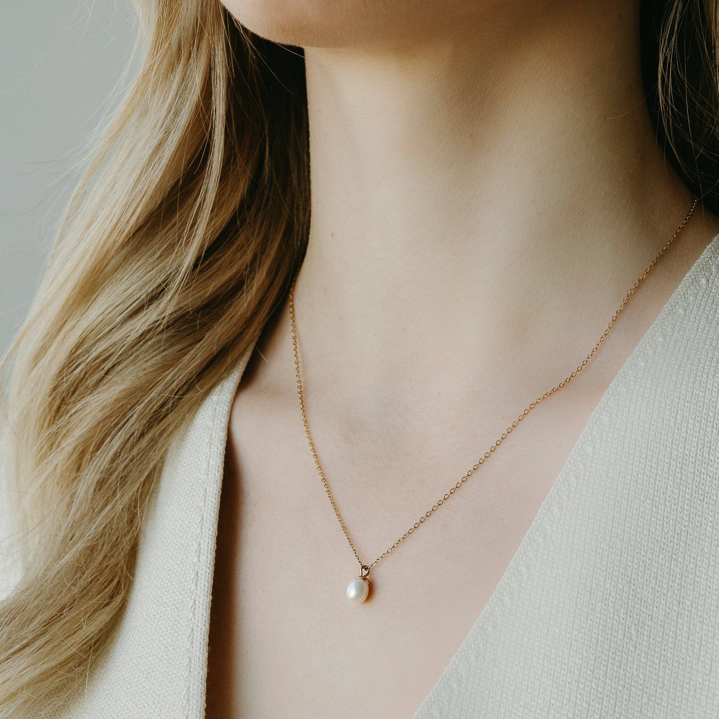 PETITE GOLD - Pearl Necklace